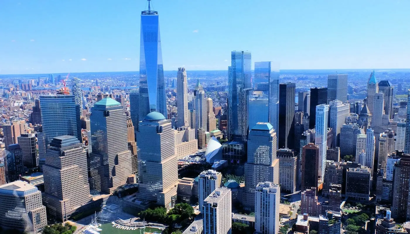 Wat te doen in Lower Manhattan en het Financial District - Luchtfoto