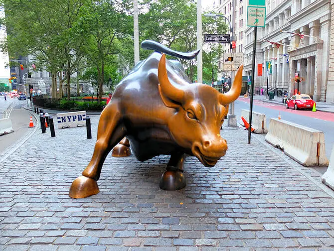 Wat te doen in Lower Manhattan en het Financial District - Bull