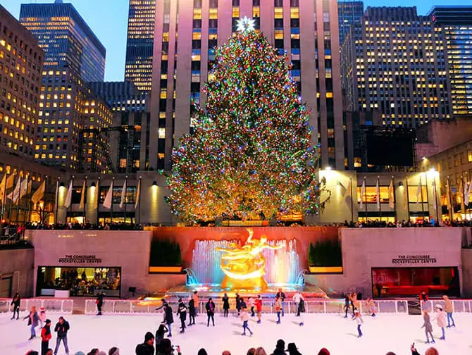 Schaatsen in New York - Schaatsen bij Rockefeller Center