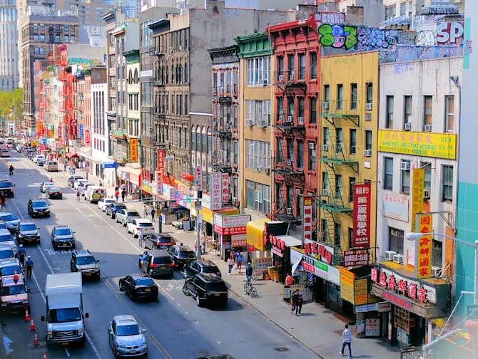 Chinatown in New York