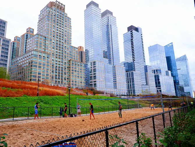 Upper West Side in New York Riverside Park