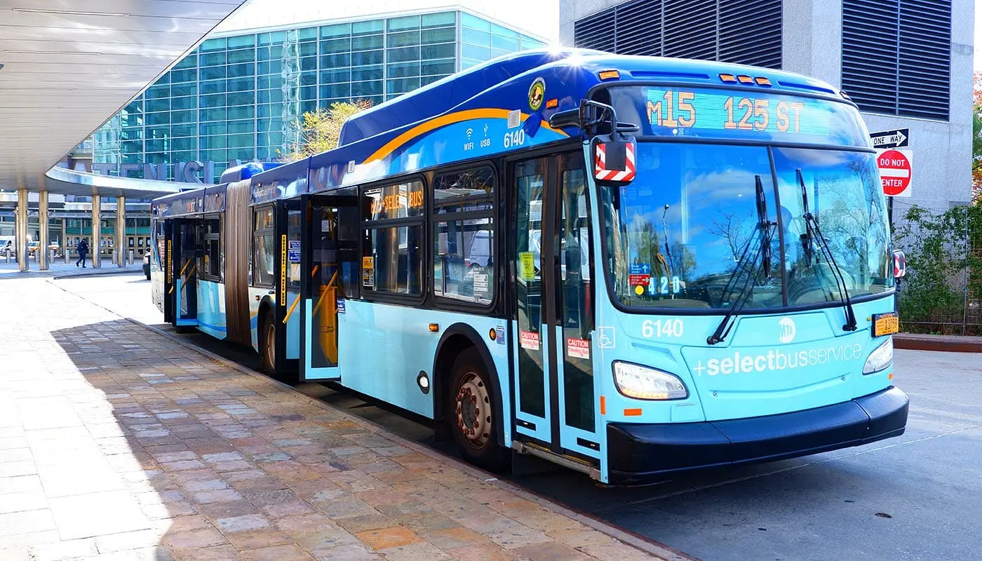 Bus in New York - Bus op 9th Avenue