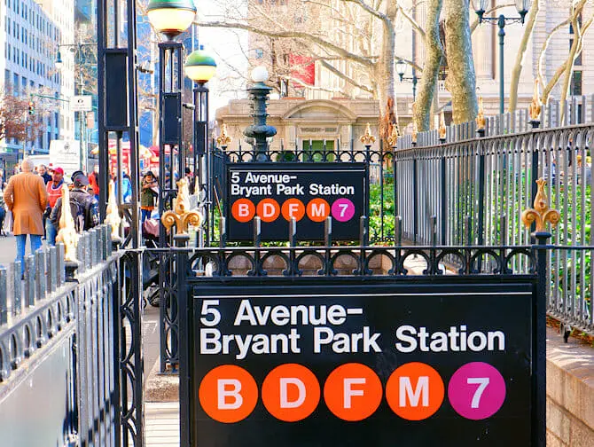 Ingang metro stations New York