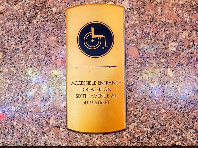 Reizen naar New York met een handicap - Voorzieningen