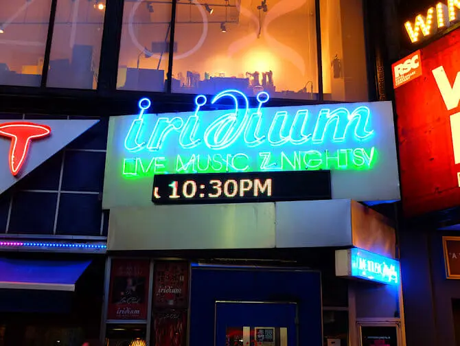Jazz en Blues in New York - Iridium