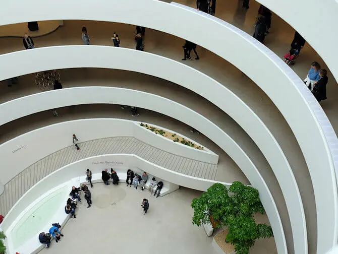 Museum Guggenheim in New York City - trap
