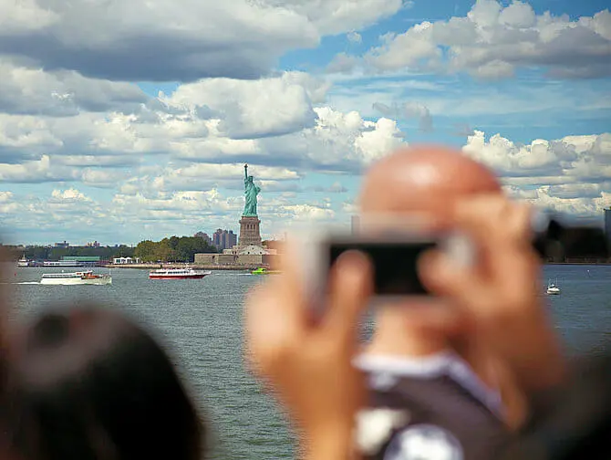 Foto's nemen in New York