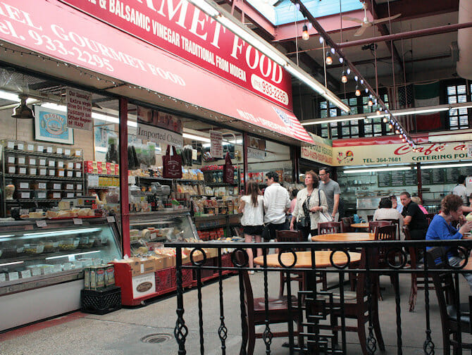 The Bronx in NYC market in Little Italy