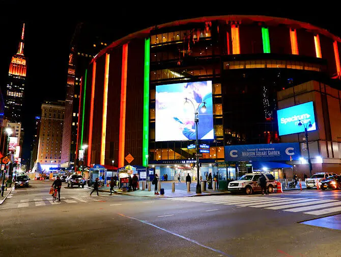 Madison Square Garden in New York - Buitenkant