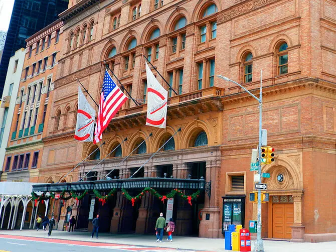 Carnegie Hall in New York City