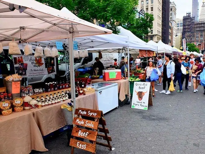 Markten in New York - Union Square Greenmarket