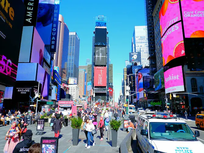 Wat te doen in Times Square - Overdag