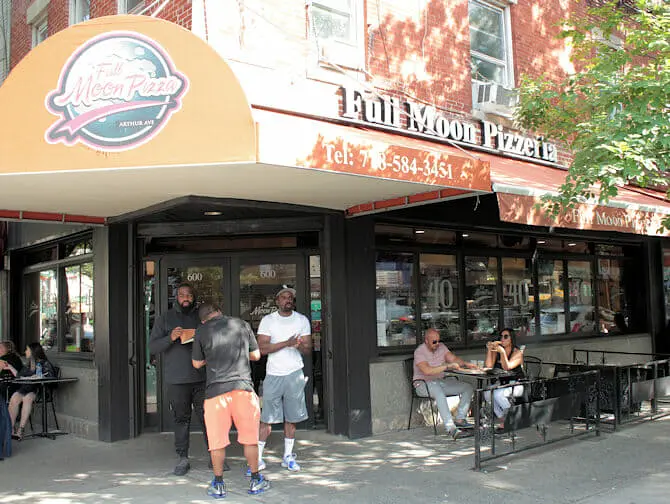 Gebouwen in de Bronx in New York