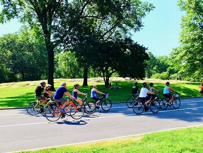 Central Park - Fietsen