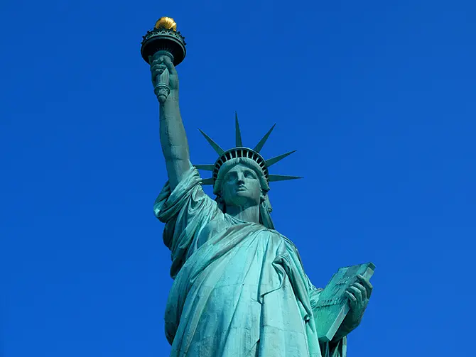 Het Vrijheidsbeeld in New York