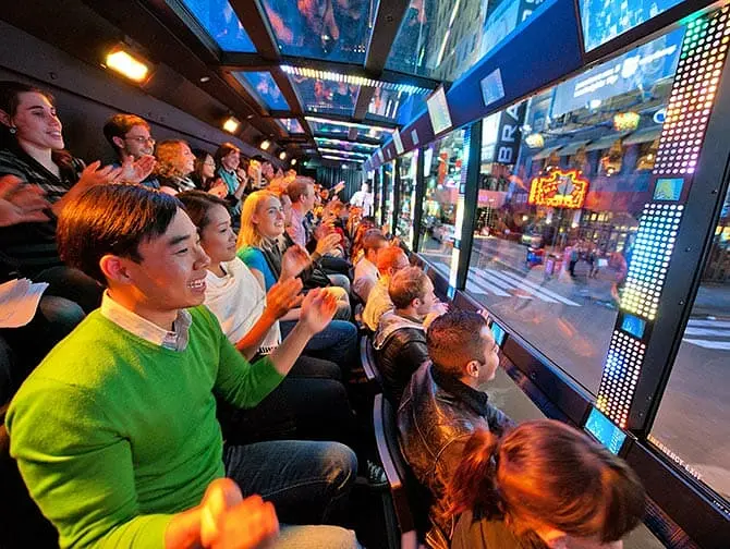 The Ride in New York - Binnenkant