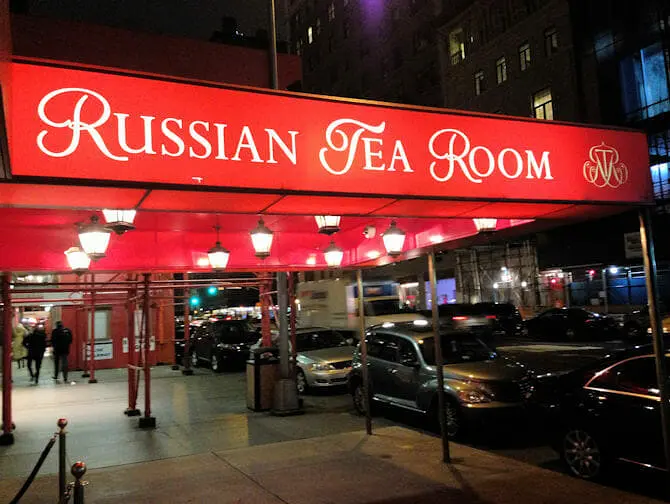 The Russian Tea Room in New York