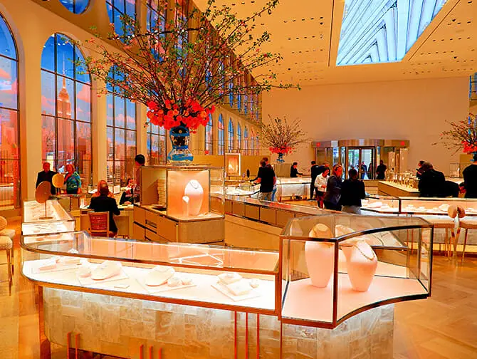 Winkelen op Fifth Avenue - Tiffany's