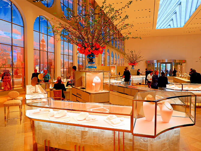 Tiffany's in New York - Etalage