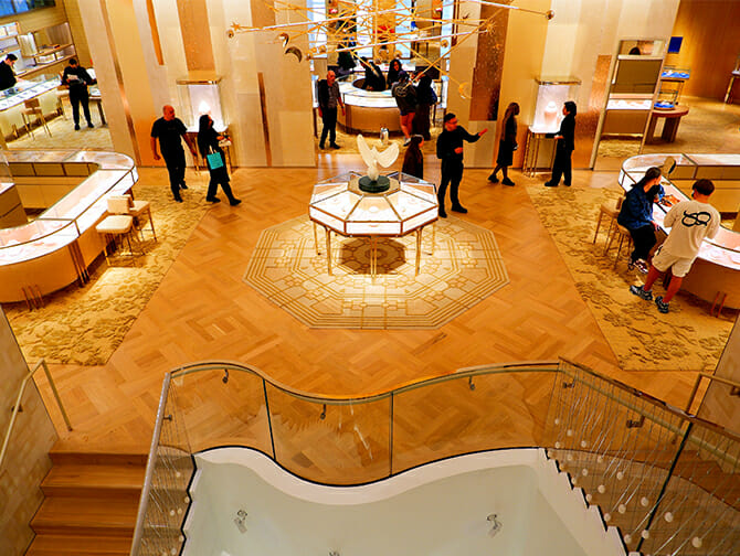Tiffany's in New York - de winkel