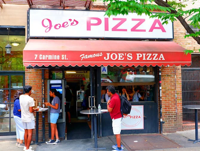 Beste Pizza in New York - Joe's