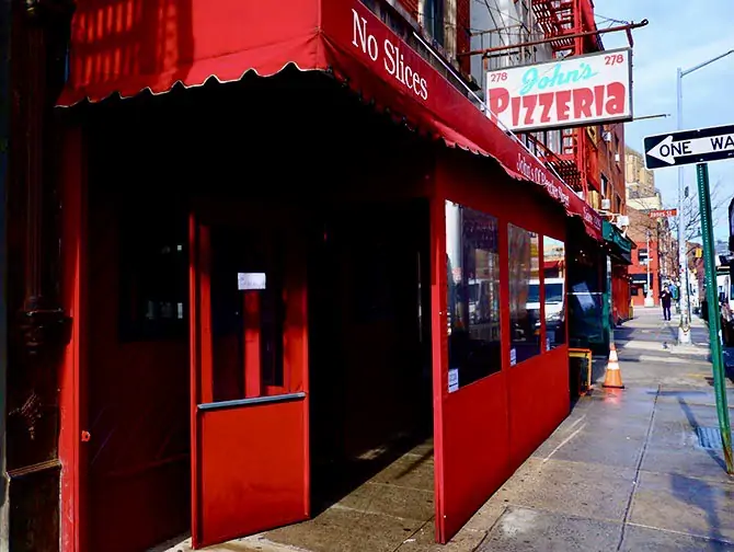 Beste Pizza in New York - John's