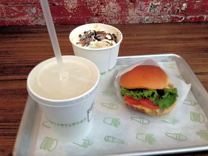 Beste hamburgers in New York - Shake Shack burger