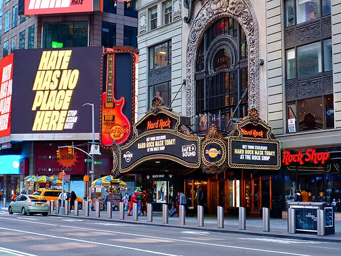 Themarestaurants in New York - Hard Rock Cafe