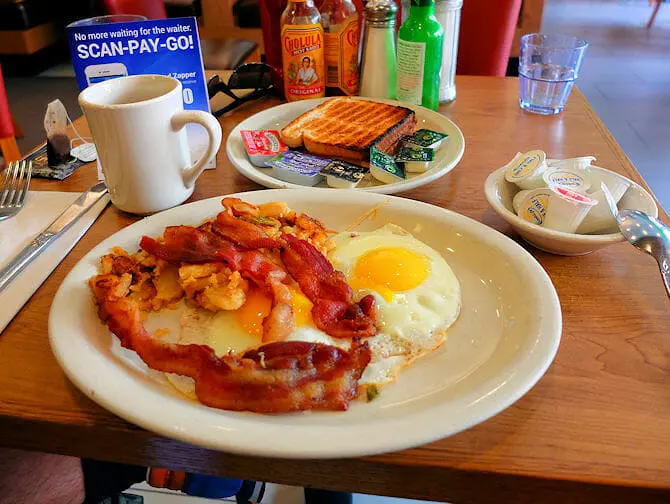 Westway Diner in NYC - Ontbijt