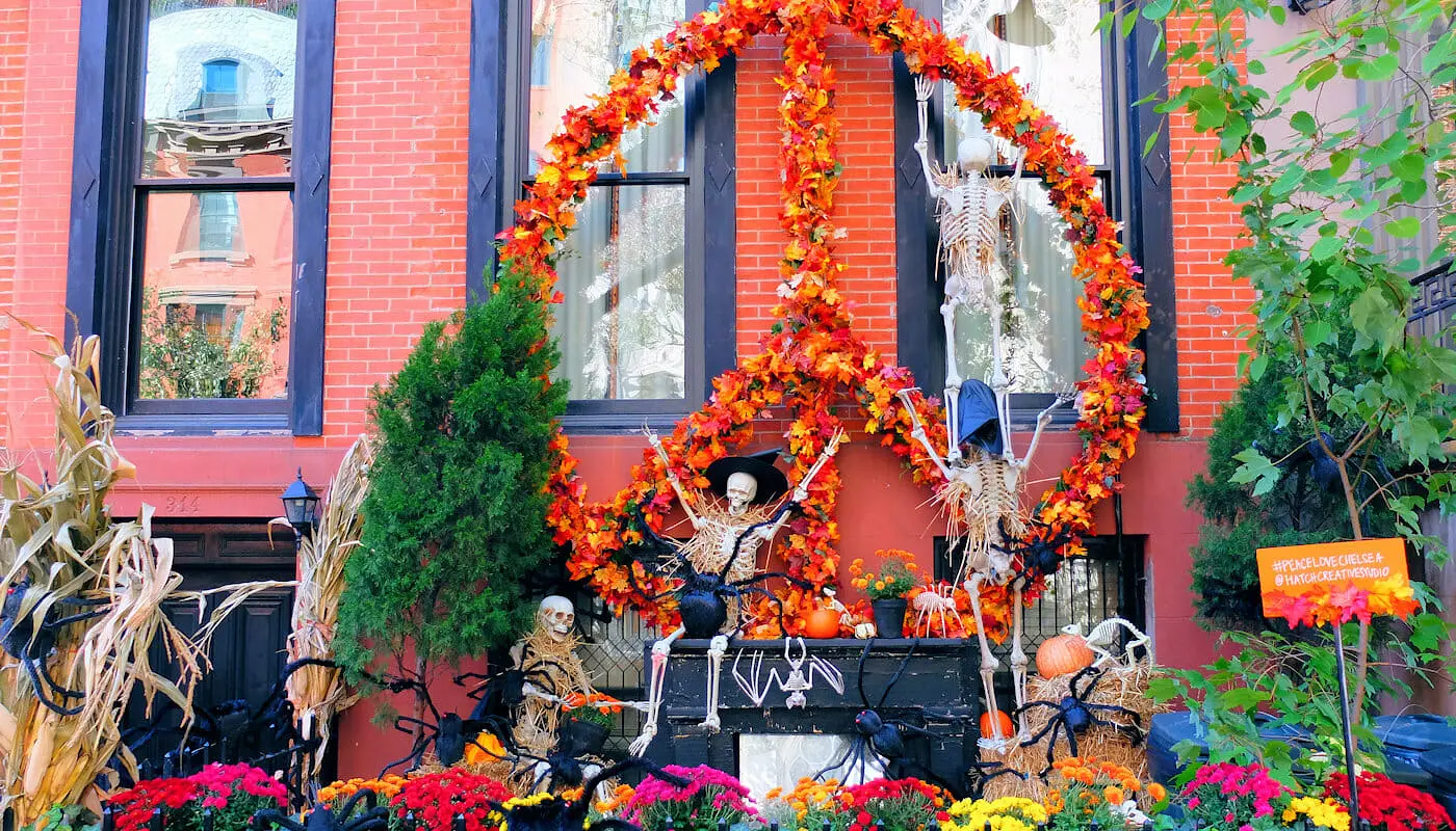 Halloween in New York - Versierd Huis