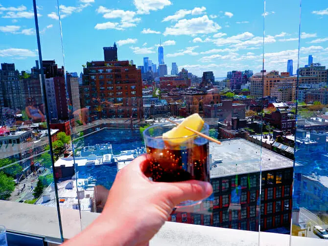Rooftop Bars in New York - Uitzicht vanaf Gansevoort Hotel