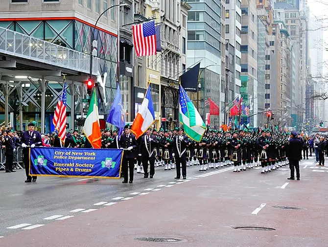 St Patrick's Day in New York - St Patrick's Parade in New York