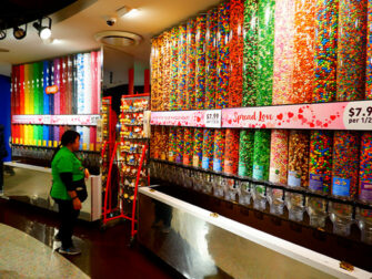 M&M’s-winkel op Times Square - keuzes