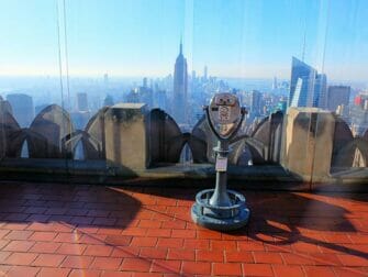 Nieuwjaarsdag in New York - Top of the Rock bij Zonsondergang