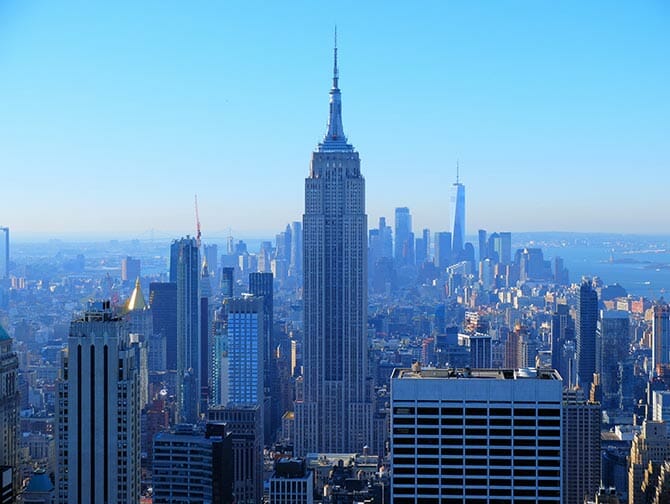 Nieuwjaarsdag in New York - Uitzicht vanaf Top of the Rock
