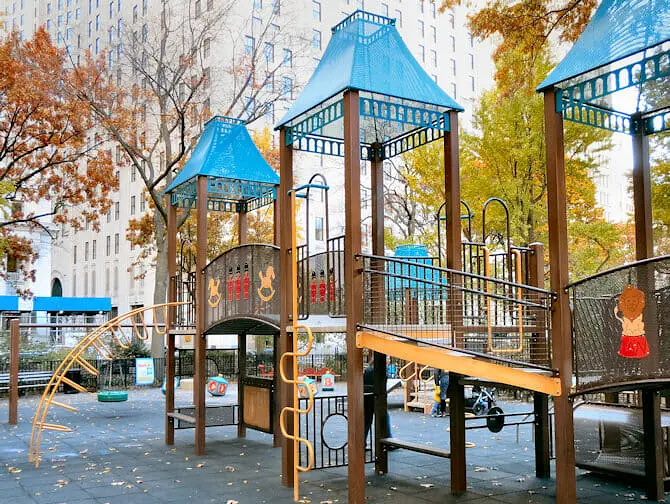 Speeltuinen in New York - de Madison Square Park Speeltuin