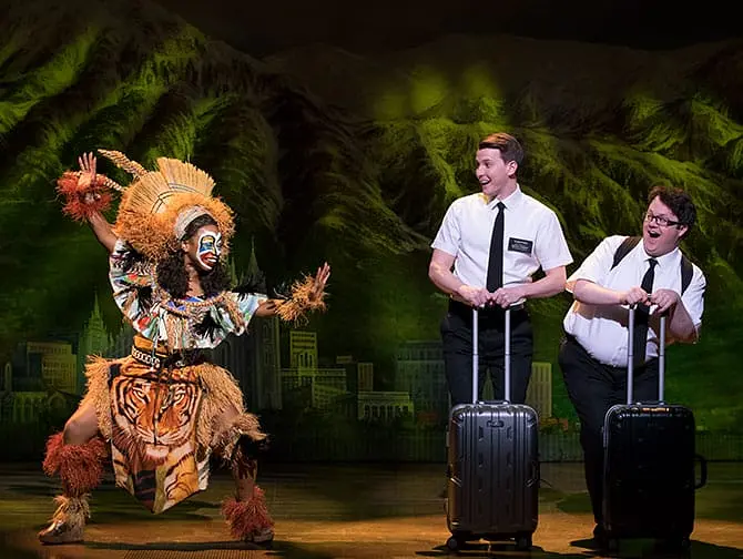 The Book of Mormon op Broadway Tickets - Arnold en Kevin