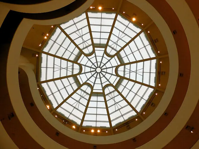 Guggenheim Museum in New York - plafond