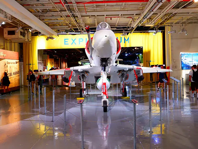 Intrepid Museum in New York - Gevechtsvliegtuigen