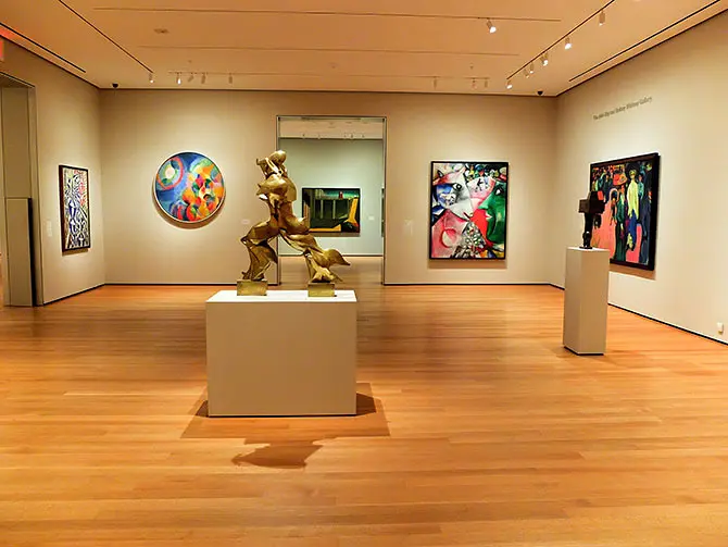 Museum of Modern Art MoMA in New York - Leeg Museum