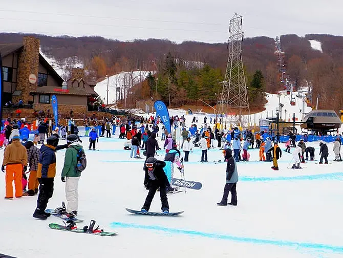 Dagtrip Skien of Snowboarden in New York - Mountain Creek