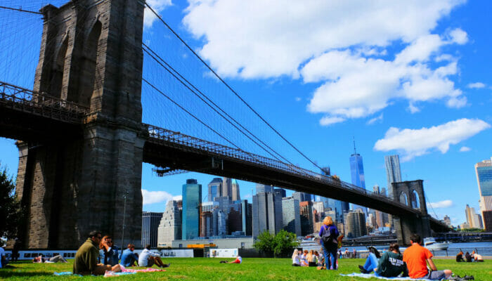 Brooklyn Bridge Park in New York - Relaxen