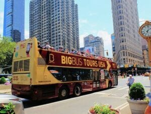 Hop-on Hop-off bus in New York