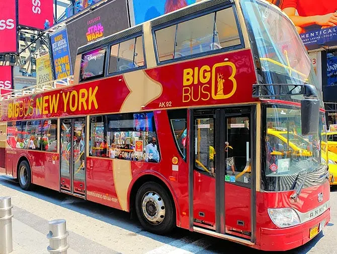 Hop-on Hop-off bus in New York - Big Bus
