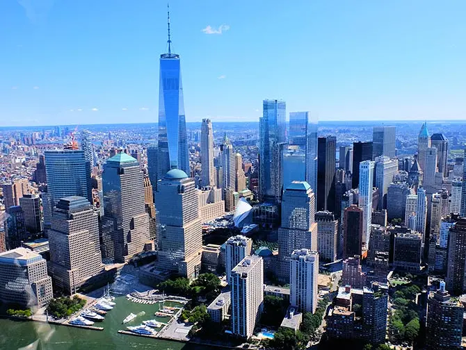 Helikoptervluchten routes in New York - Manhattan Skyline