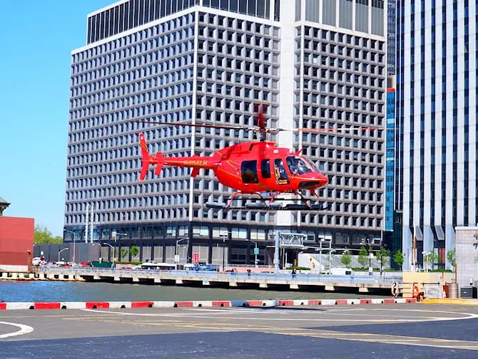Helikoptervluchten routes in New York