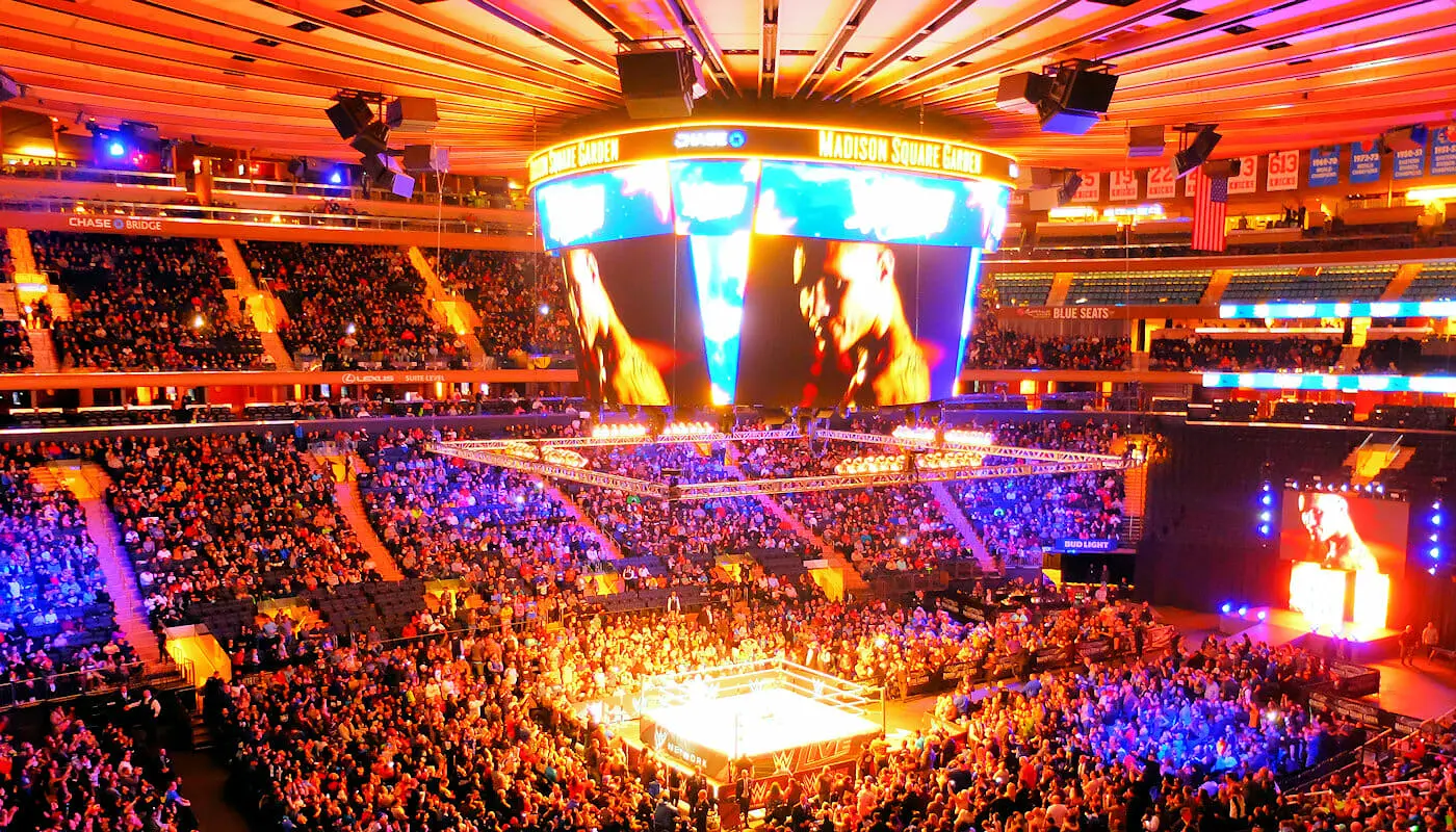 Madison Square Garden in NYC - Binnen
