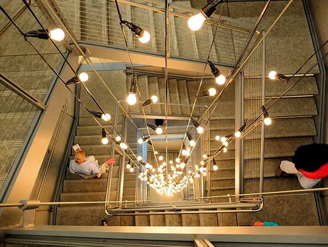 Whitney Museum in New York - Trappen