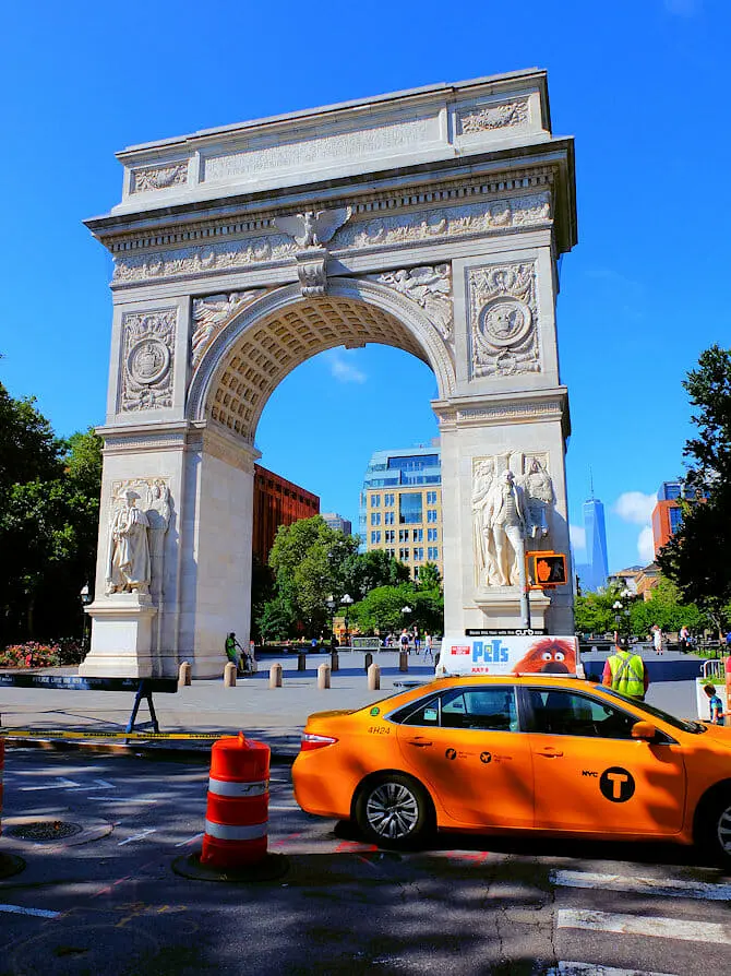 Fietstour door Manhattan - Washington Square Park