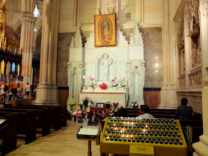 St. Patrick’s Cathedral in New York - Altaar